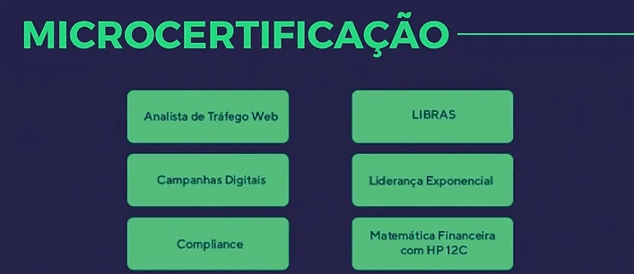  Certificações ao longo do curso